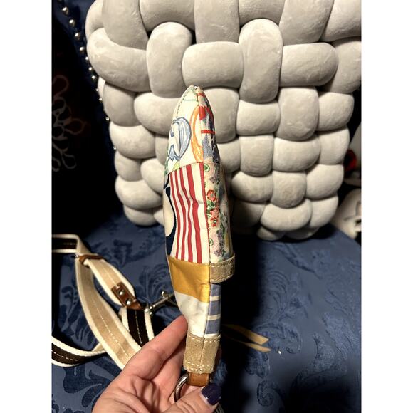 Coach Bohemian Patchwork Crossbody with Poppy Tags - Picture 6 of 10